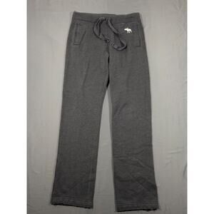 Abercrombie Fitch Sweatpants Womens Small Gray Joggers Drawstring Lounge